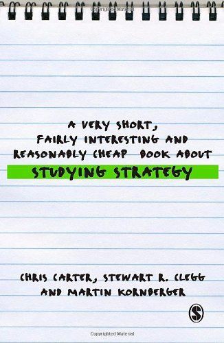 A Very Short, Fairly Interesting and Reasonably Cheap Book About Studying Strategy