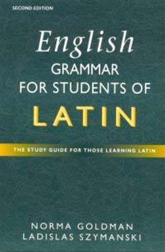 English Grammar for Students of Latin