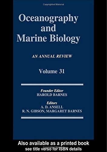 Oceanography and Marine Biology, An Annual Review