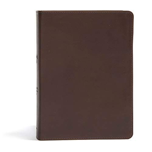 CSB She Reads Truth Bible, Brown Genuine Leather