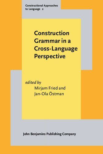 Construction Grammar in a Cross-language Perspective