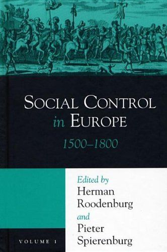 Social Control in Europe: 1500-1800