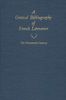 A Critical Bibliography of French Literature
