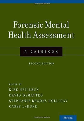 Forensic Mental Health Assessment