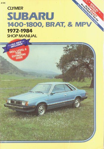 Subaru, 1400-1800, Brat, & MPV 1972-1984 Shop Manual