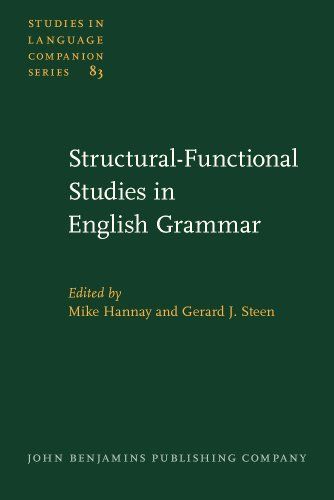 Structural-functional Studies in English Grammar