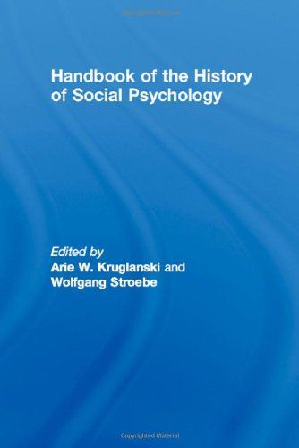 Handbook of the History of Social Psychology