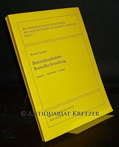 Bestandsaufnahme Bestseller-Forschung