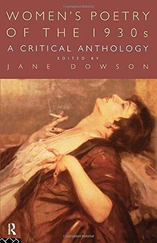 Women's Poetry of the 1930s