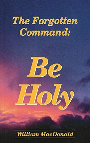 Be Holy