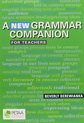 A New Grammar Companion for Teachers