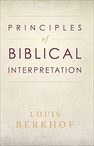 Principles of Biblical Interpretation