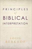 Principles of Biblical Interpretation