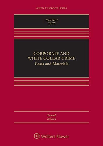 Corporate and White Collar Crime