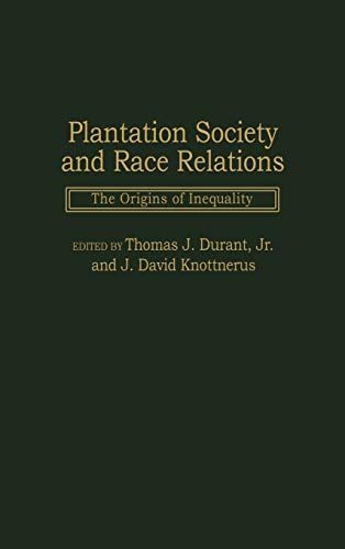 Plantation Society and Race Relations