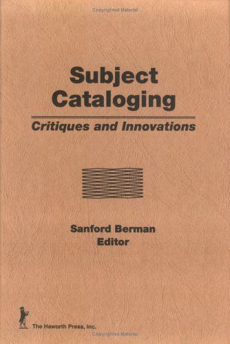 Subject Cataloging