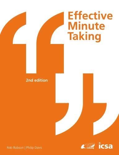 Effective Minute Taking