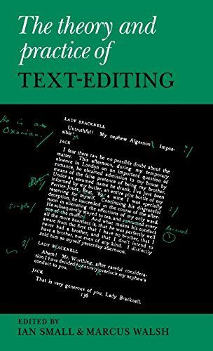 The Theory and Practice of Text-Editing