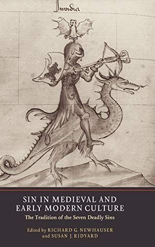 Sin in Medieval and Early Modern Culture