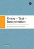 Genre - Text - Interpretation