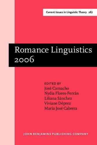 Romance Linguistics 2006