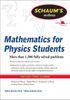 Schaum's Outline of Mathematics for Physics Students