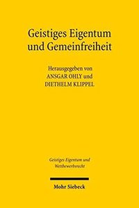 Geistiges Eigentum und Gemeinfreiheit
