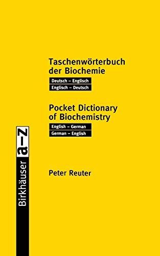 Pocket dictionary of biochemistry