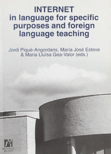 Internet in languages for specific purposes and foreign language teaching