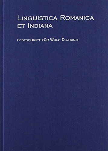 Linguistica romanica et indiana