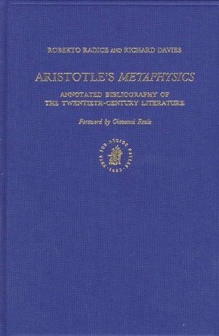 Aristotele's Metaphysics