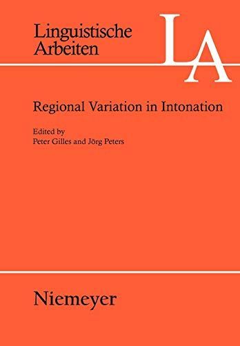 Regional Variation in Intonation