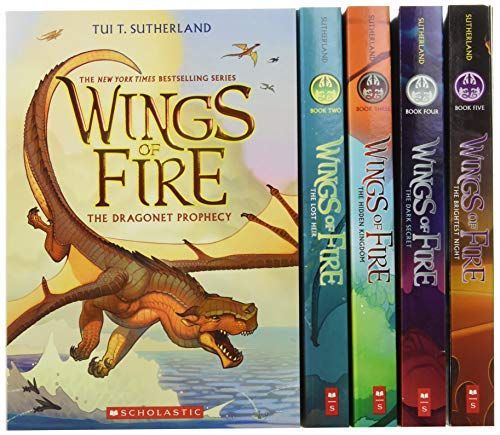 Wings of Fire Boxset, Books 1-5 (Wings of Fire)