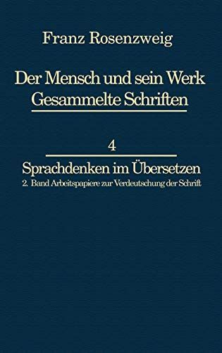 Franz Rosenzweig Sprachdenken