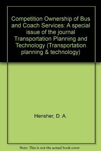 Competition Ownership of Bus and Coach Services