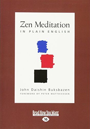 Zen Meditation in Plain English