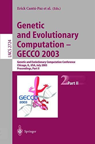 Genetic and Evolutionary Computation — GECCO 2003