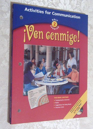 Ven Conmigo Level 2, Grade 8 Activities for Communication