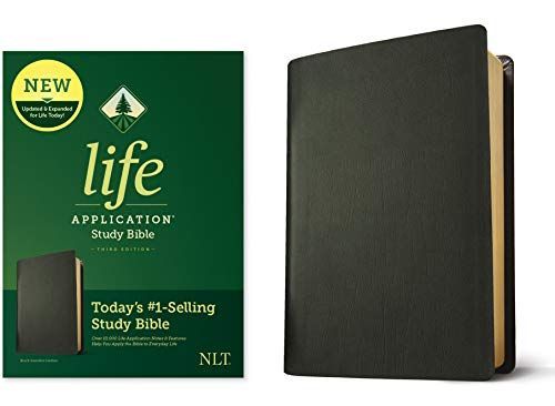 NLT Life Application Study Bible, Third Edition (Genuine Leather, Black)