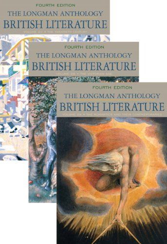 The Longman Anthology of British Literature, Volumes 2A, 2B, And 2C