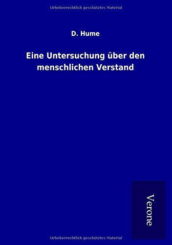 Eine Untersuchung über den menschlichen Verstand
