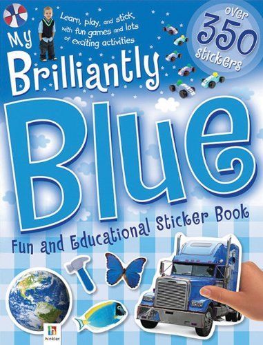 My Brilliantly Blue Sticker Book