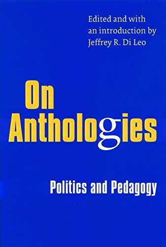 On Anthologies