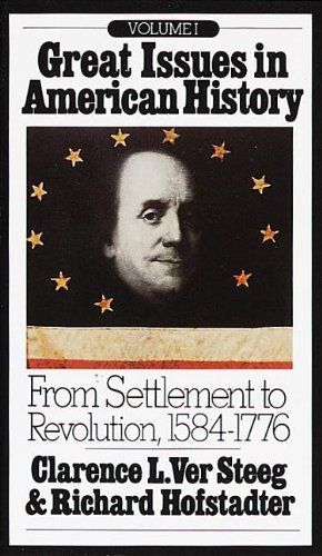 Great Issues in American History, Vol. I