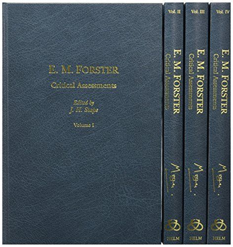 E.M. Forster: The critical response: early responses 1907-44. The short fiction. Forster's criticism. Miscellaneous writings