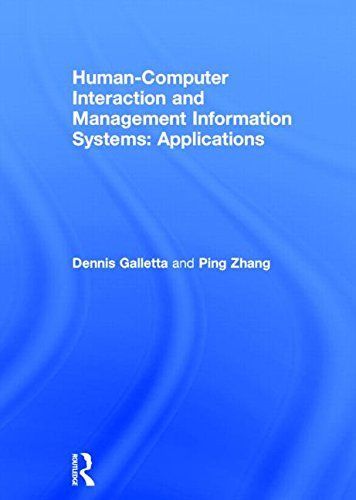 Human-computer Interaction and Management Information Systems