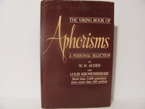 The Viking Book of Aphorisms