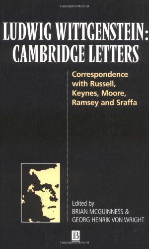 Ludwig Wittgenstein Cambridge Letters