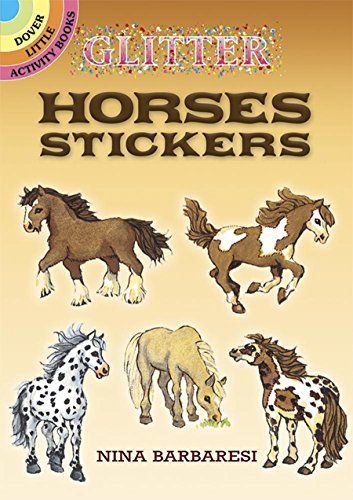 Glitter Horse Stickers