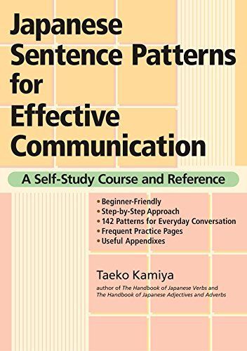 Japanese Sentence Patterns for Effective Communication